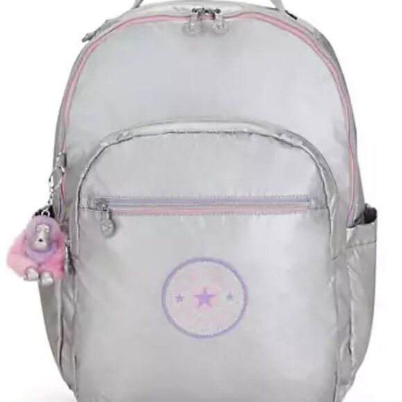 Kipling Seoul Large Metallic15" Laptop Backpack - Picture 1 of 5